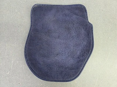 USED ORIGINAL PORSCHE 911 964 MARINE BLUE CARPETED DRIVERS REAR FLOOR MAT - Image 1 of 4