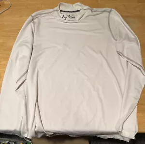 Under Armour Shirt Adult Large White Lightweight Long Sleeve Outdoors Mens - Picture 1 of 3