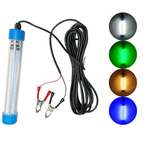 12V 24V 50W Underwater 5200LM LED Fishing Night Light Submersible Lure Bait Lamp - Picture 1 of 16