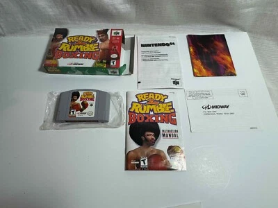 Nintendo 64 N64  Ready To Rumble Boxing Video game  CIB - Image 1 of 4
