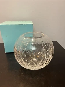 Tiffany & Co 7" Runde Kristall Rose Schale Vase-Neu Offene Box - Bild 1 von 5
