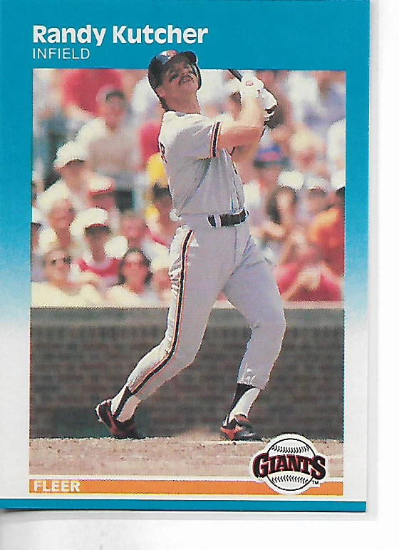 1987 Fleer Randy Kutcher Card - Image 1 of 1