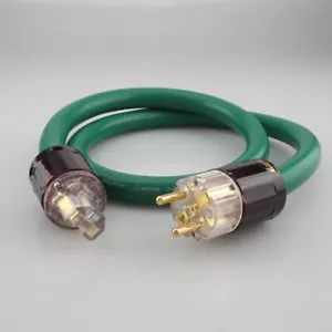Hifi 5N EU Kupfer Silber Stromkern Audio Klinke AC Kabel Leitung Oyaide Netzkabel - Bild 1 von 6