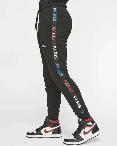 Paris Saint-Germain Men’s Jordan Fleece Jogger Pants BQ8348-011 Black-Size 3XL Cover