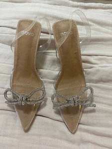 Novo Clear Heels - Size 6 - Picture 1 of 4