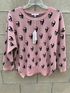 Workshop Republic Clothing Woman Blush Melange/Black SweateR Size 1X 2X NWT - Picture 1 of 5
