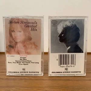 Two Sealed New BARBRA STREISAND Greatest Hits CASSETTE Album Columbia Records - Picture 1 of 4