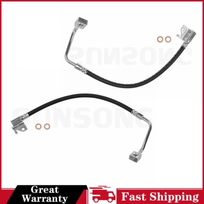 2x manguera de freno delantera izquierda y derecha para Jeep Commander 2006 2007 2008 2009 2010 Foto 1 de 4