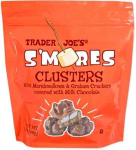 Trader Joe's 7 oz. S'MORES CLUSTERS Campfire Candy Anytime Snack ** BB 5/2026 ** - Picture 1 of 1