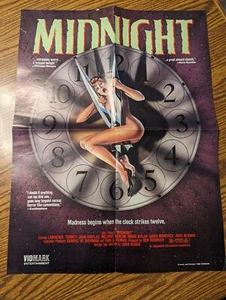 Midnight 1982 Video Poster John Russo The Backwoods Massacre John Amplas 25x19 - Picture 1 of 7