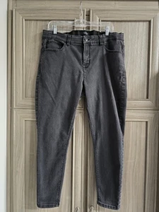 Curve Appeal Womens Jeans Size 16W Black Skinny - Picture 1 of 12