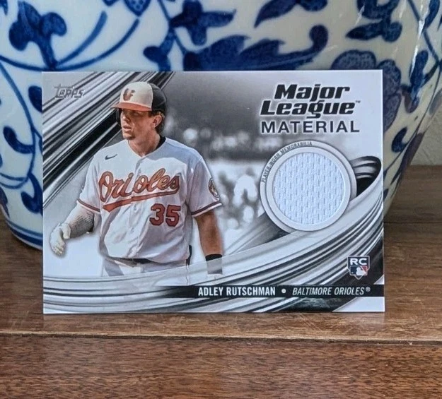 Adley Rutschman 2023 Topps Series 2 Major League Material Relic Rookie Card - Image 1 of 4