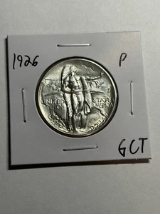 1926-P OREGON TRAIL COMMEMORATIVE HALF DOLLAR GEM BU UNC BLAST WHITE - Picture 1 of 4