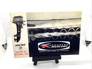 1964 Mercury Merc 39 outboard Motor Operation & Maintenance Manual Guide - Picture 1 of 16