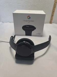 Google Pixel Watch 1 41mm Black Bluetooth/Wi-Fi Smartwatch with Fitbit - Zdjęcie 1 z 24