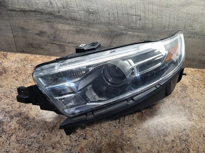 Depo 2013-2019 FORD TAURUS HALOGEN HEADLIGHT BLACK BEZEL LEFT SIDE LH  - Image 1 of 4