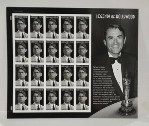 US Legends Of Hollywood Gregory Peck Forever Sheet of 20 MNH 2010 - Picture 1 of 2