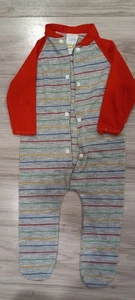 Vintage Lullaby Land Baby One Piece Outfit Pajamas 18-23 Lbs - Picture 1 of 4