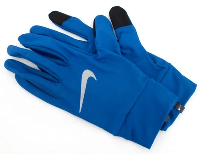 Nike Lightweight Tech Gloves Men's Large Running Touch Screen Court Blue - Image 1 of 4