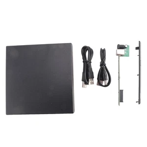12.7mm External DVD Enclosure USB 2.0 External DVD/CD-ROM Case for Laptop9585 - Afbeelding 1 van 8