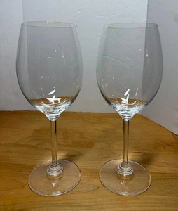 PAAR RIEDEL VINUM GROSSES WEINGLAS, mundgeblasenes bleifreies Kristall, 9,25 Zoll Höhe - Bild 1 von 2