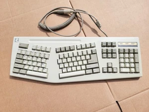 Vintage Reveal KB-7061 ergonomic keyboard, Alps SKCM White, double-shot keycaps - Afbeelding 1 van 14