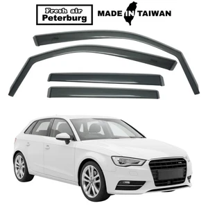 for AUDI A3 8V SPORTBACK 2014-2020 IN-CHANNEL WIND DEFLECTOR 4PCS - Picture 1 of 9