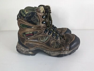 Cabelas GORETEX SCENTLOK INSULATED lace up Hunting Boots Camo 8.5M Work - Image 1 of 4