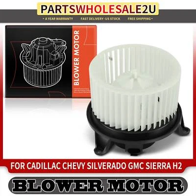 A/C Blower Motor Fan Assembly for Chevrolet Silverado 1500 Hummer H2 2003-2007 - Image 1 of 4