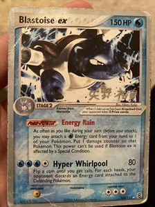 Pokemon TCG English Card ex FireRed LeafGreen Blastoise ex 104/112 Holo Rare - Picture 1 of 2