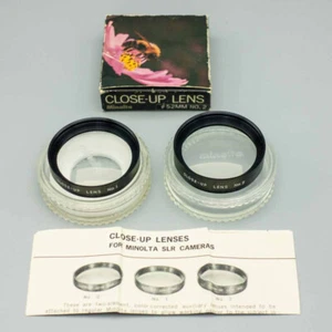 Minolta Close-Up Lenses Number 1 & 2 - 52mm - Quality 2 Element Lenses - Superb - Picture 1 of 1