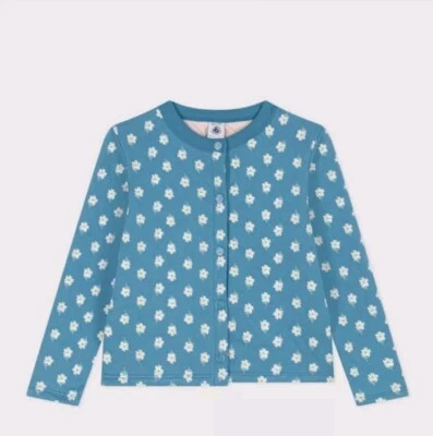 CÁRDIGAN TEJIDO TUBO ACOLCHADO ESTAMPADO NIÑA Petit Bateau Edad 3 Foto 1 de 4
