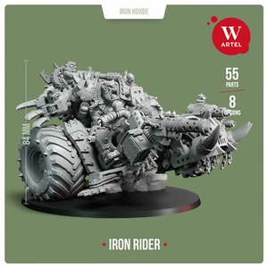 Iron Rider- Artel W- Ork Deffkilla Wartrike Bike Warboss Megatrakk Snazzwagon - Picture 1 of 12