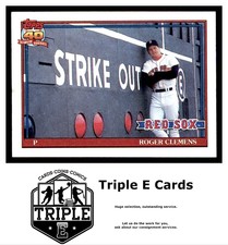 1991 Topps #530 Roger Clemens Boston Red Sox ~A5G