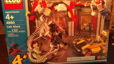 Lego 4860 Spiderman Spider-Man Doc Ock Cafe Attack NIB FS Retired - Image 1 of 4