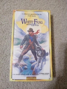 NEW White Fang & the Hunter (VHS, 1991) Wilderness Adventure Family Movie SEALED - Picture 1 of 6