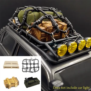Für 1/18 FMS LC80 FCX18 RC Modellauto Reisegepäckträger Netztasche Set - Bild 1 von 6