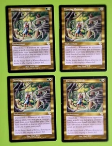 MTG, 4x Hunting Grounds, Judgment, Four Multicoloured Green/White Rares. - Picture 1 of 6