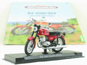 1:24 CZ 350 472 Motorrad Russische Modimio #8 DDR Bike Russian OVP UdSSR NEU ČZ - Bild 1 von 3
