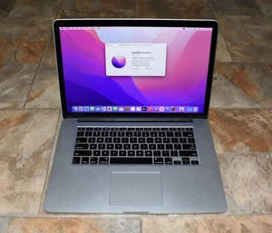 Apple MacBook Pro 15" Mid 2015 i7 2.5GHz 16GB DDR3 500GB SSD MacOS 12.7.4 - Afbeelding 1 van 14