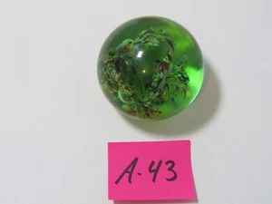 A-43 OLD VINTAGE GLASS BLOWN ART PAPER WEIGHT MULTI COLOR - Picture 1 of 1