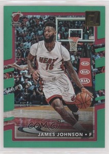 2017-18 Panini Donruss Holo Green Laser /99 James Johnson #77