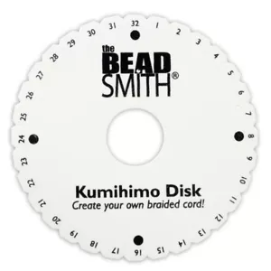 BeadSmith® Kumihimo Disk Creat a Rounded Braid * Braiding Project Tool - Imagen 1 de 1