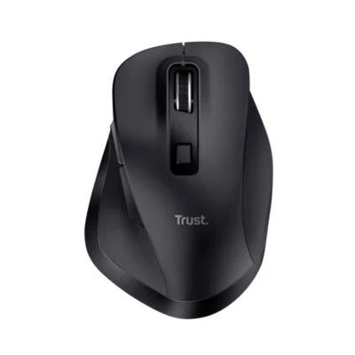 Trust FYDA Ergonomische Maus Funk Optisch Schwarz 6 Tasten 2400 dpi Ergonomisch, - Bild 1 von 4