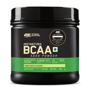 Optimum Nutrition BCAA, 5g BCAAs Protein Powder Green Apple Flavour - 250Gm - Picture 1 of 8