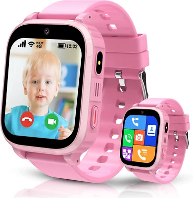 Smartwatch Kinder Telefonfunktion GPS Tracker SOS Armbanduhr für iPhone Samsung - Bild 1 von 4