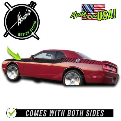 Side Strobe Stripes - FITS Dodge Challenger RT SRT SRT8 2008-2014 2015-2023 - Изображение 1 из 4