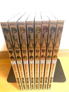 PLUTO Vol. 1-8 Deluxe Edition Comic-Set Naoki Urasawa× Osamu Tezuka japanische Lang