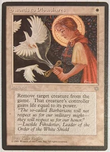 MTG Swords to Plowshares LP Uncommon Ice Age - Picture 1 of 4
