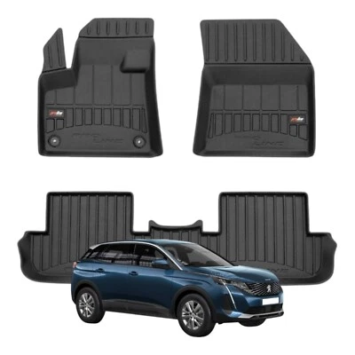 Set 4 Tappetini Tappeti PRO LINE 3D Gomma per PEUGEOT 3008 II dal 2016 in poi - Image 1 of 4